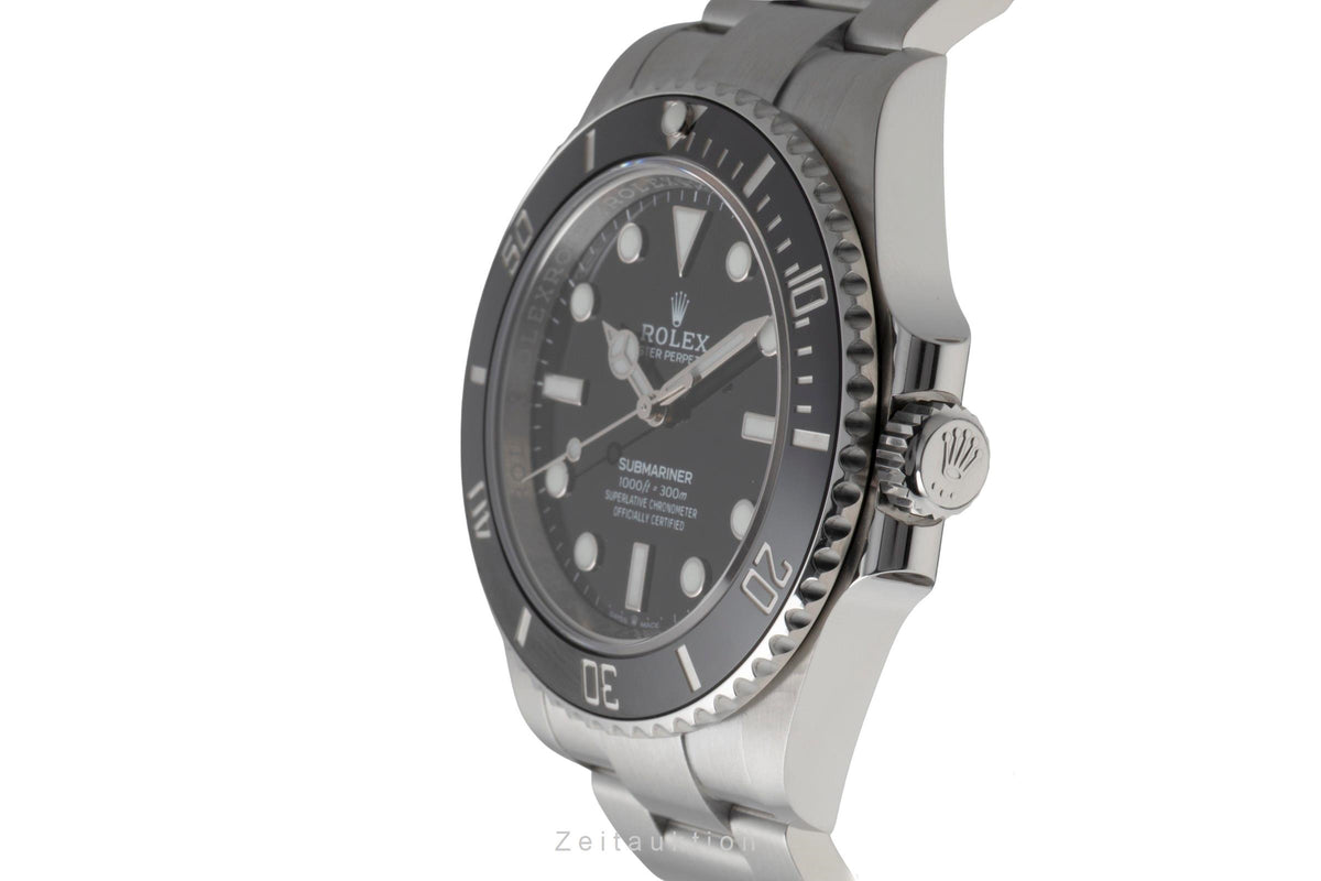 Rolex Submariner No Date Oyster Stahl Automatik Herrenuhr Ref. 124060 Box [2605587]
