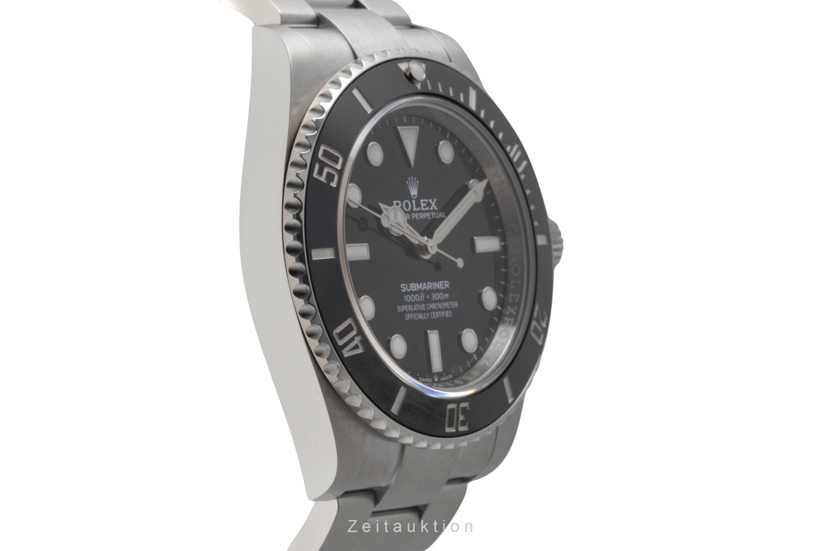 Rolex Submariner No Date Oyster Stahl Automatik Herrenuhr Ref. 124060 Box [2605587]