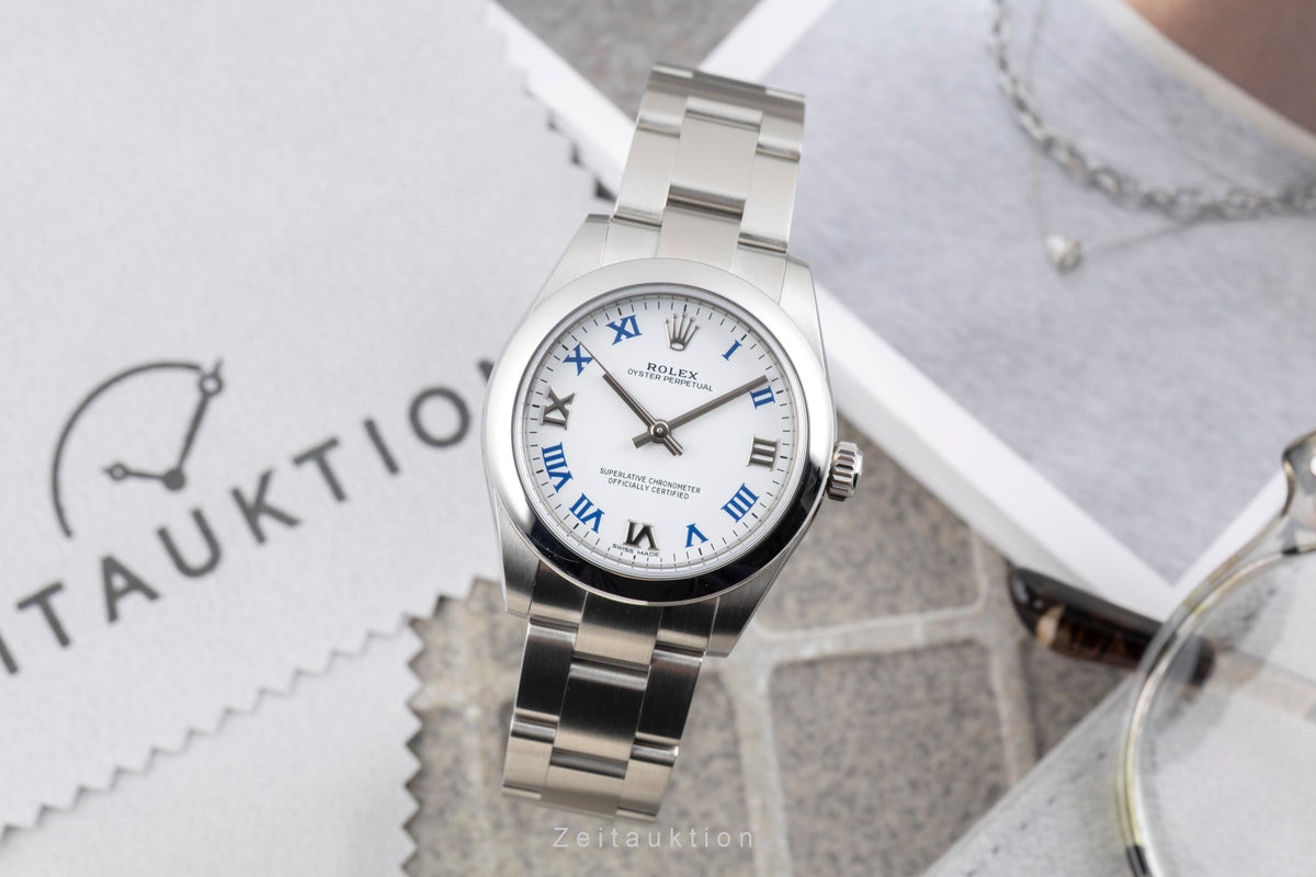 Rolex Oyster Perpetual acciaio automatismo orologio da donna 177200  [2605592]