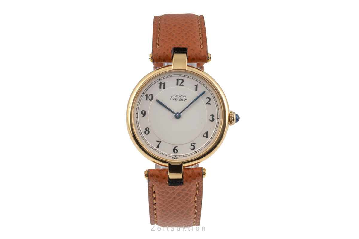 Cartier Vermeil silver-gilt quartz men's watch 590003  [2605595]