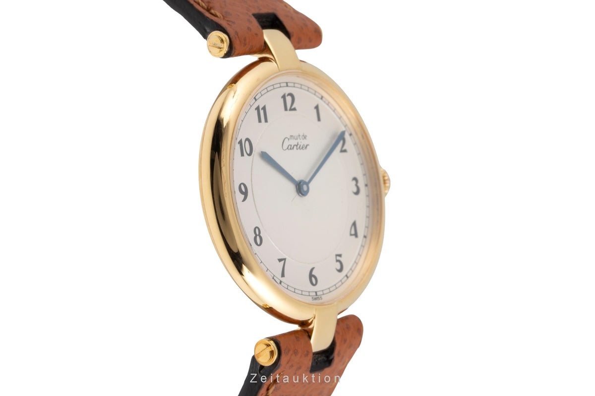 Cartier Vermeil silver-gilt quartz men's watch 590003  [2605595]