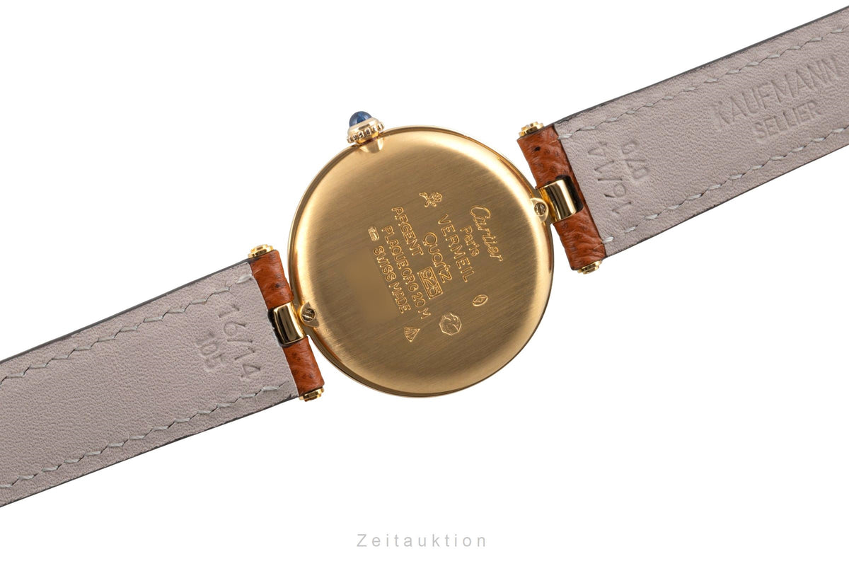 Cartier Vermeil silver-gilt quartz men's watch 590003  [2605595]
