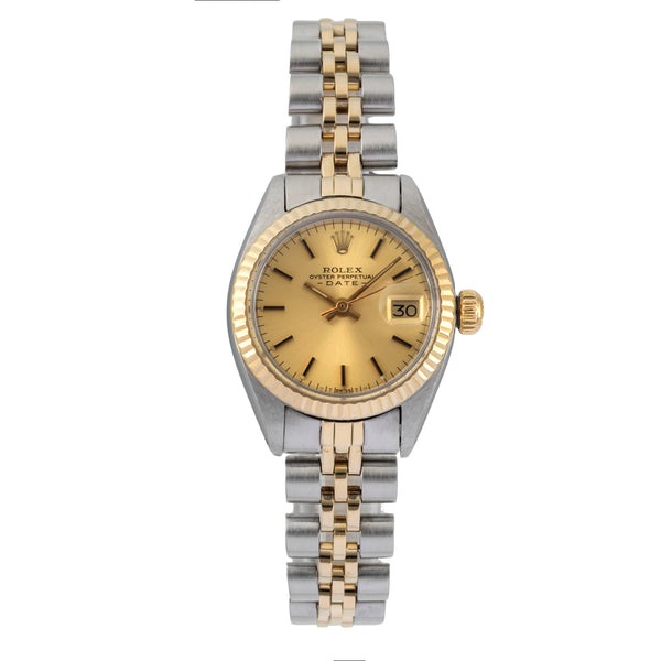 Rolex Lady Date acciaio / oro automatismo orologio da donna 6917  [2605596]