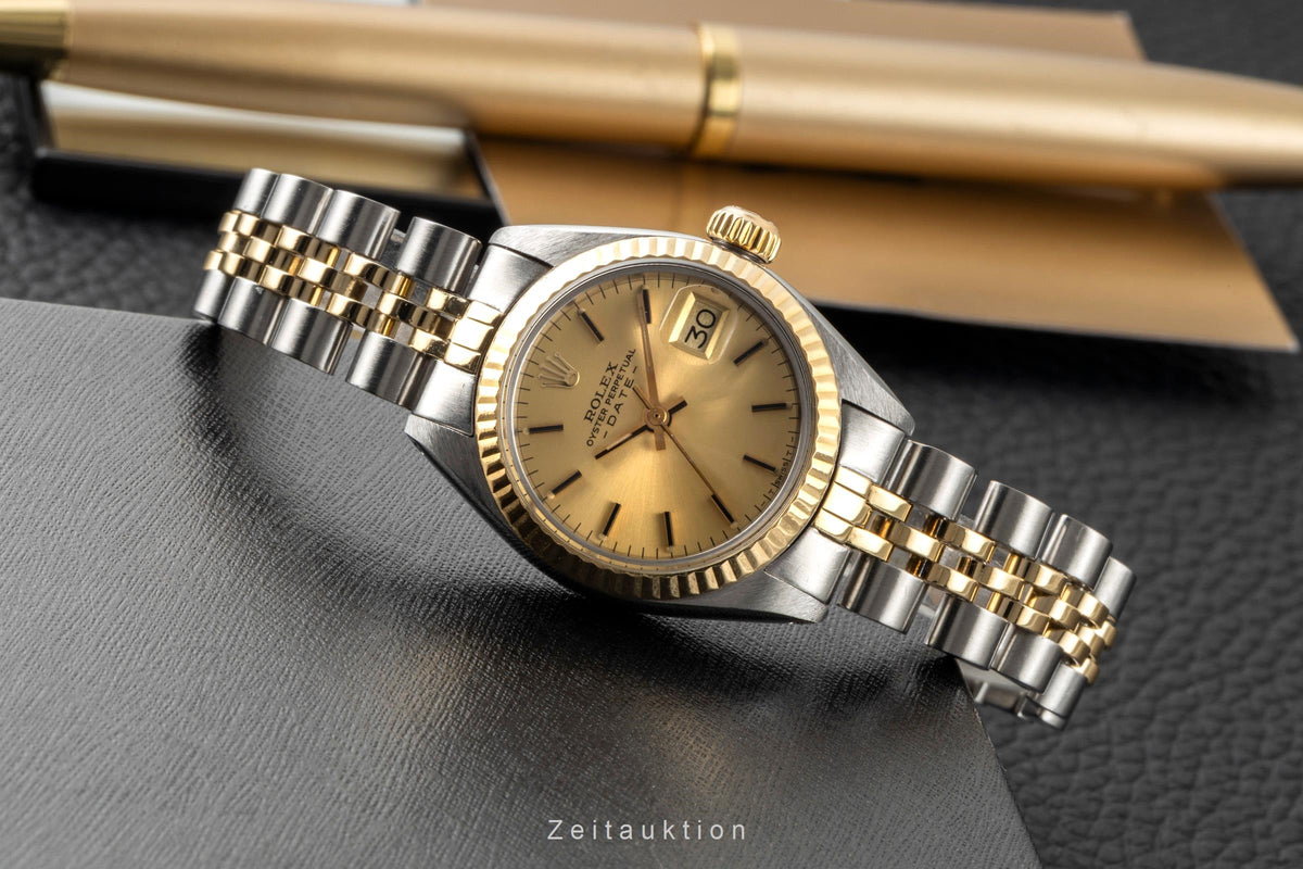 Rolex Lady Date acciaio / oro automatismo orologio da donna 6917  [2605596]