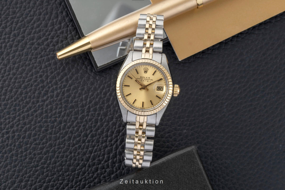 Rolex Lady Date acciaio / oro automatismo orologio da donna 6917  [2605596]