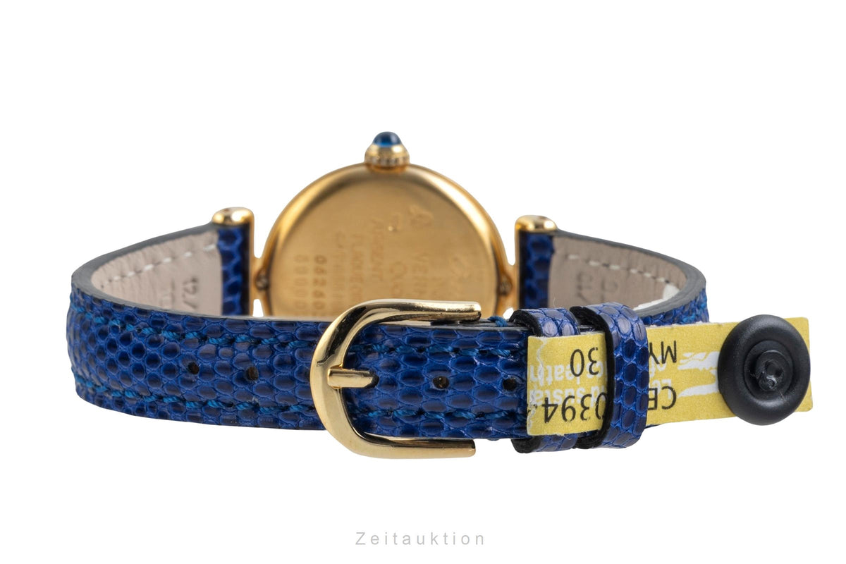 Cartier Vermeil argento dorato quarzo orologio da donna 590002  [2605597]
