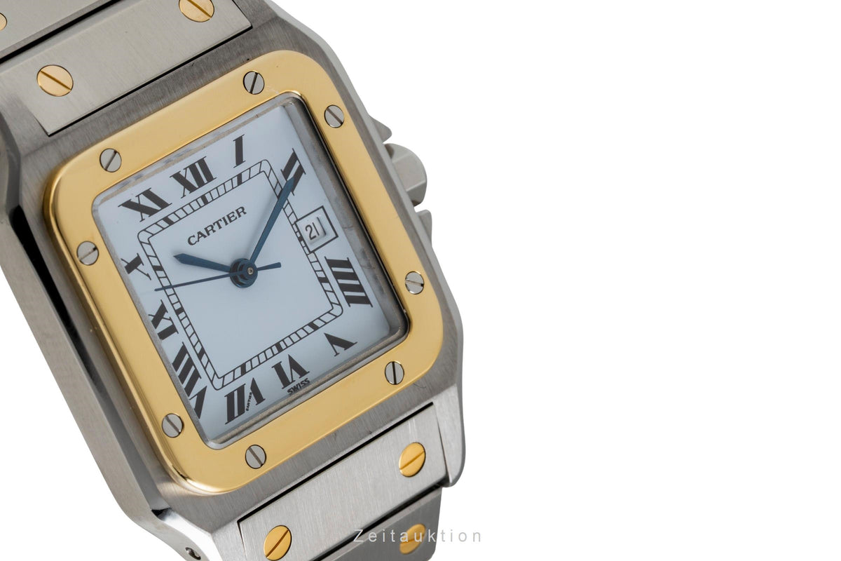 Cartier Santos steel / gold automatic men's watch 2961  [2605598]