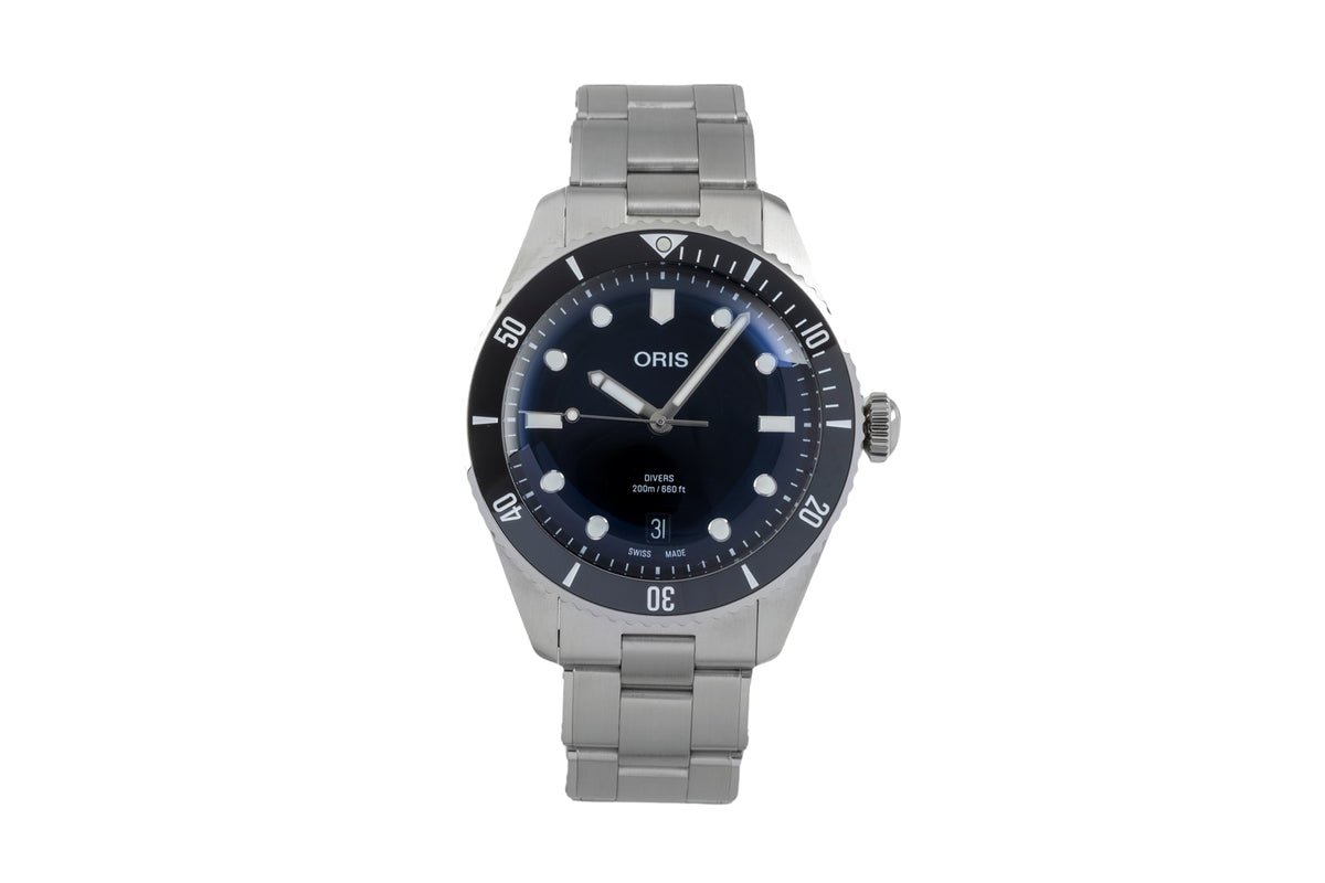 Oris Divers acciaio automatismo orologio da uomo 01 733 7795 4054-Set LP: 2450EUR  [2605600]