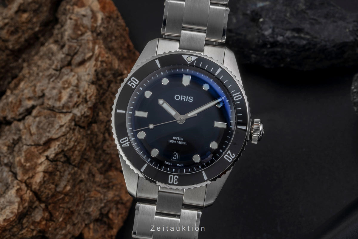 Oris Divers acier automatique montre pour hommes 01 733 7795 4054-Set LP: 2450EUR  [2605600]