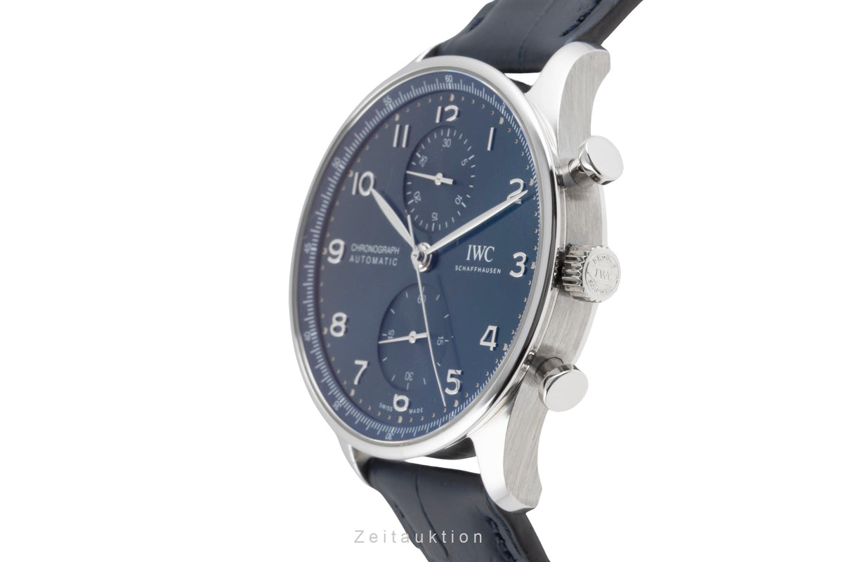 IWC Portugieser cronografo acciaio automatismo orologio da uomo IW371606 LP: 9100EUR  [2605606]