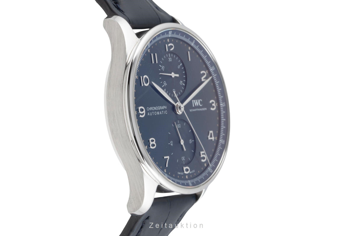 IWC Portugieser cronografo acciaio automatismo orologio da uomo IW371606 LP: 9100EUR  [2605606]
