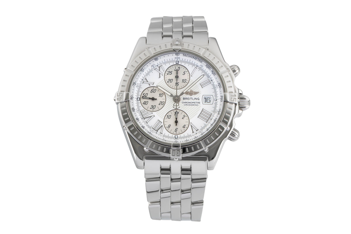 Breitling Crosswind chronographe acier automatique montre pour hommes A13355  [2605611]