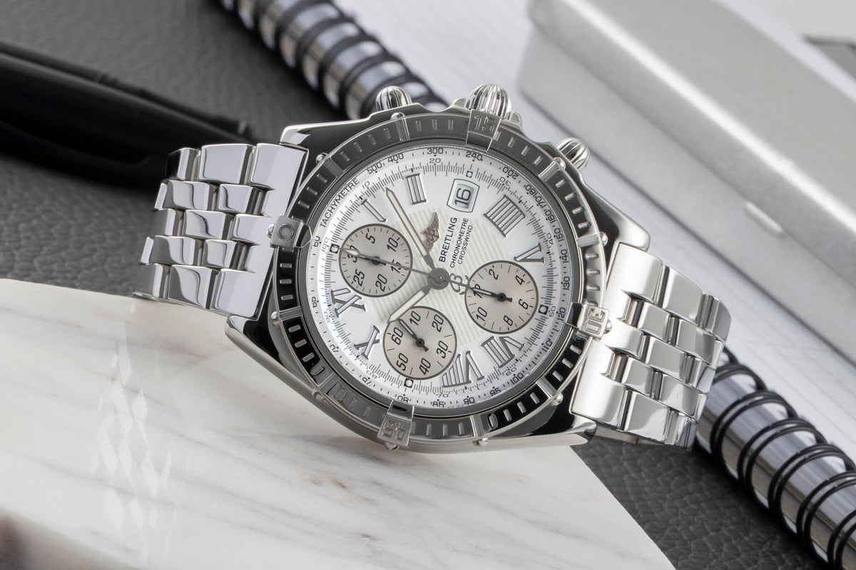 Breitling Crosswind chronograph steel automatic men's watch A13355  [2605611]