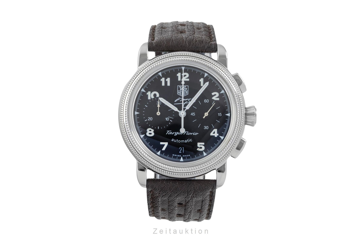 Tag Heuer Targa Florio chronograph steel automatic men's watch CX2113.FC6177 Limited  [2605614]