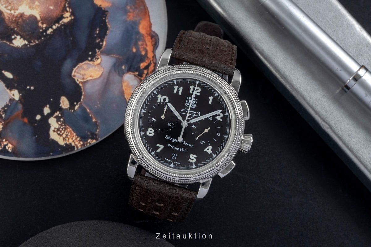 Tag Heuer Targa Florio chronograph steel automatic men's watch CX2113.FC6177 Limited  [2605614]