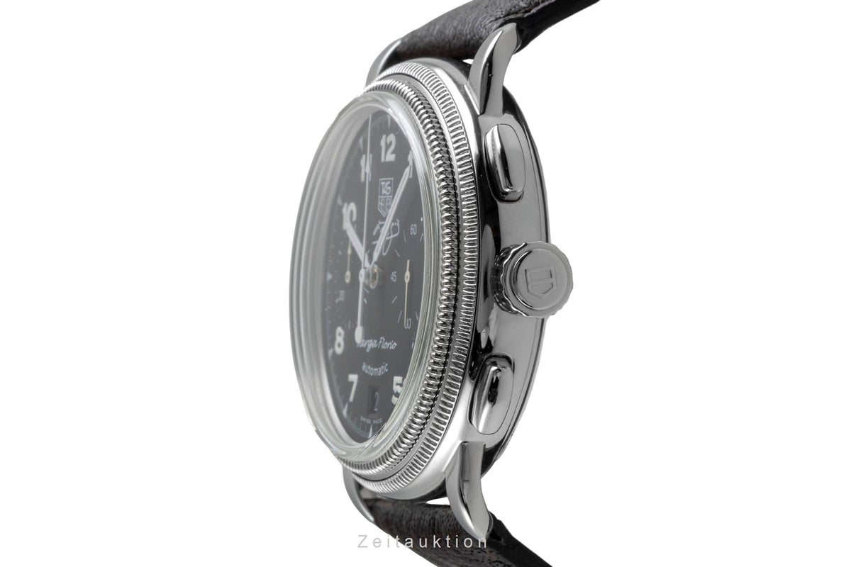 Tag Heuer Targa Florio chronograph steel automatic men's watch CX2113.FC6177 Limited  [2605614]