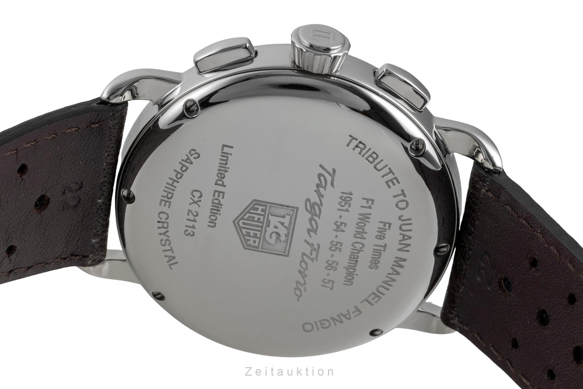 Tag Heuer Targa Florio chronograph steel automatic men's watch CX2113.FC6177 Limited  [2605614]