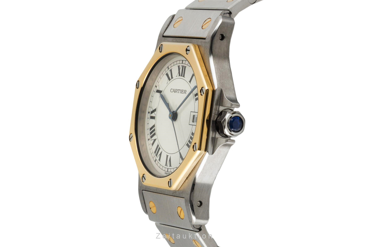 Cartier Santos acier / or  automatique unisexe 2966  [2605620]