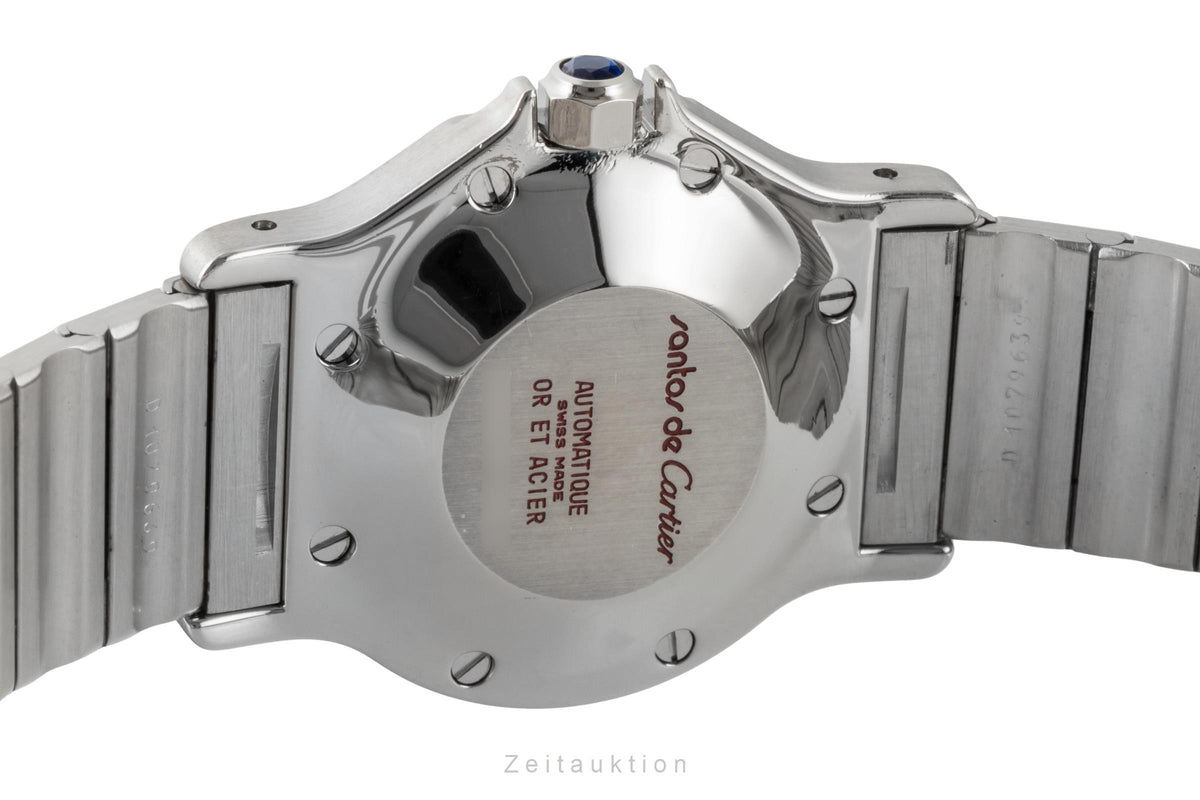Cartier Santos acier / or  automatique unisexe 2966  [2605620]