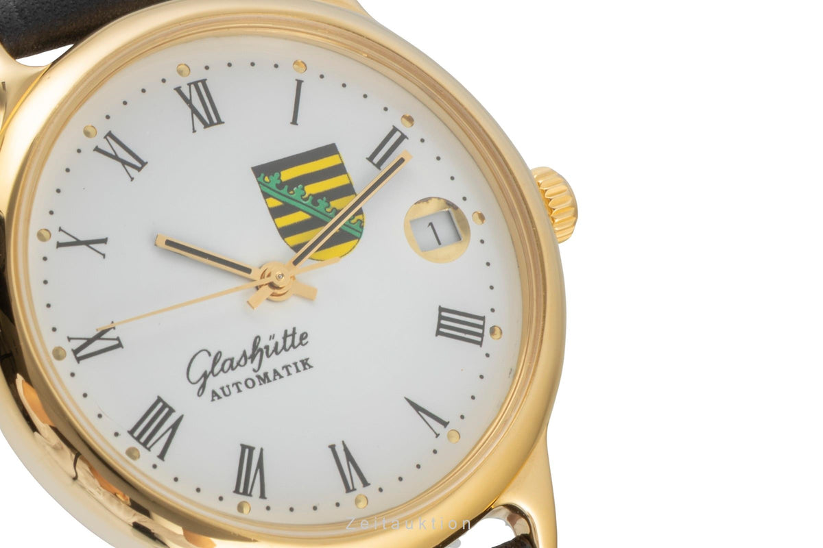 Glashütte Messing Edition Sachsen vergoldet Automatik Ref. 0726-12-13-54 [2605621]