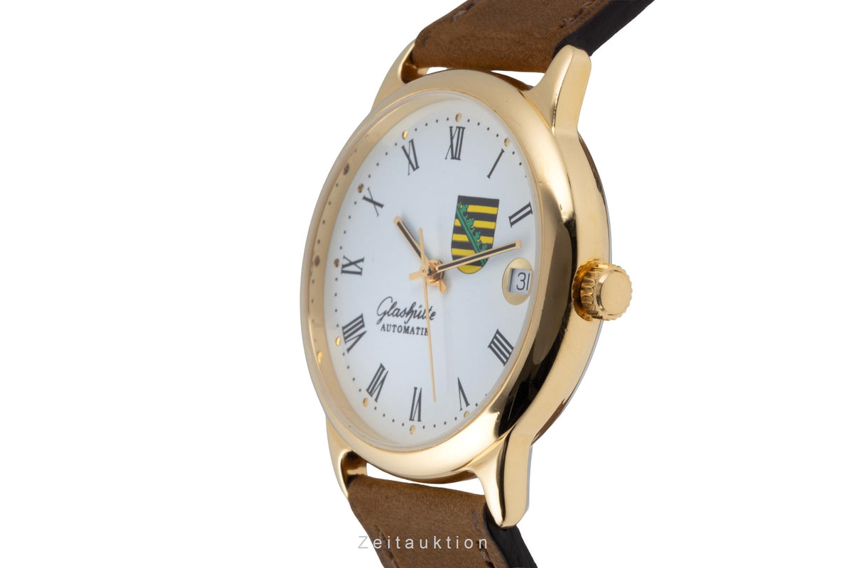 Glashütte gilt-brass automatic men's watch 0726-12-13-54  [2605622]