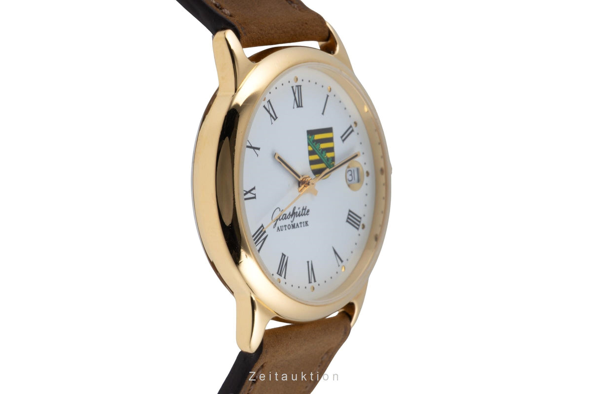 Glashütte gilt-brass automatic men's watch 0726-12-13-54  [2605622]