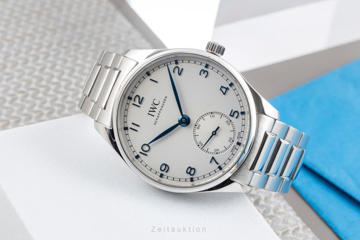 IWC Portugieser acciaio automatismo orologio da uomo IW358312 LP: 8700EUR  [2605626]