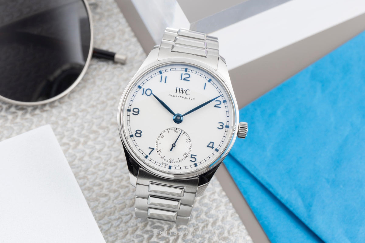 IWC Portugieser acciaio automatismo orologio da uomo IW358312 LP: 8700EUR  [2605626]