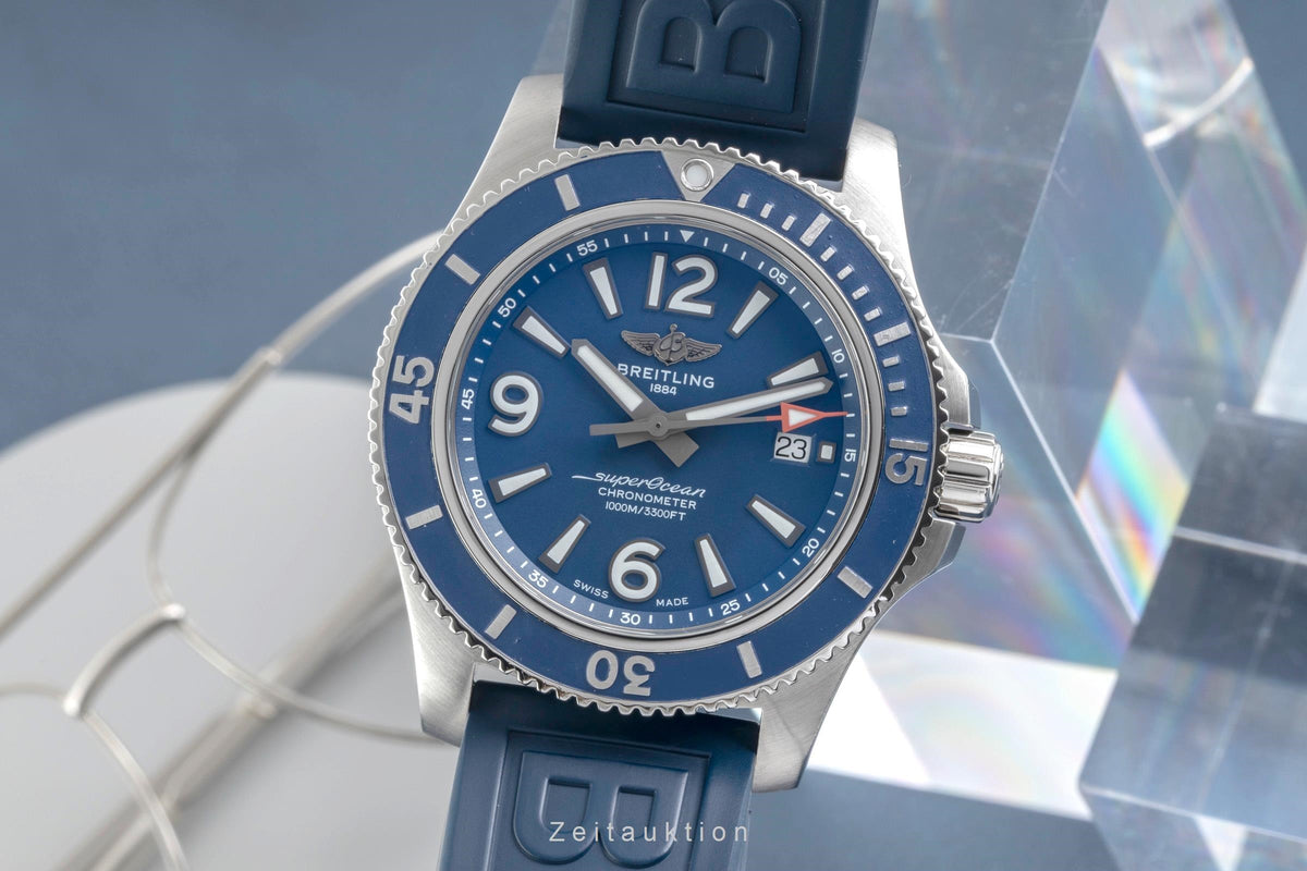 Breitling Superocean steel automatic men's watch A17367D81C1A1  [2605628]