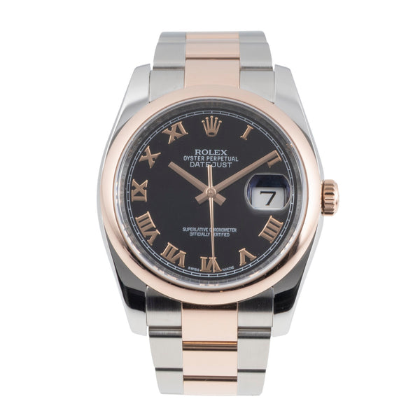 Rolex Datejust acciaio / oro automatismo orologio da uomo 116201  [2605630]