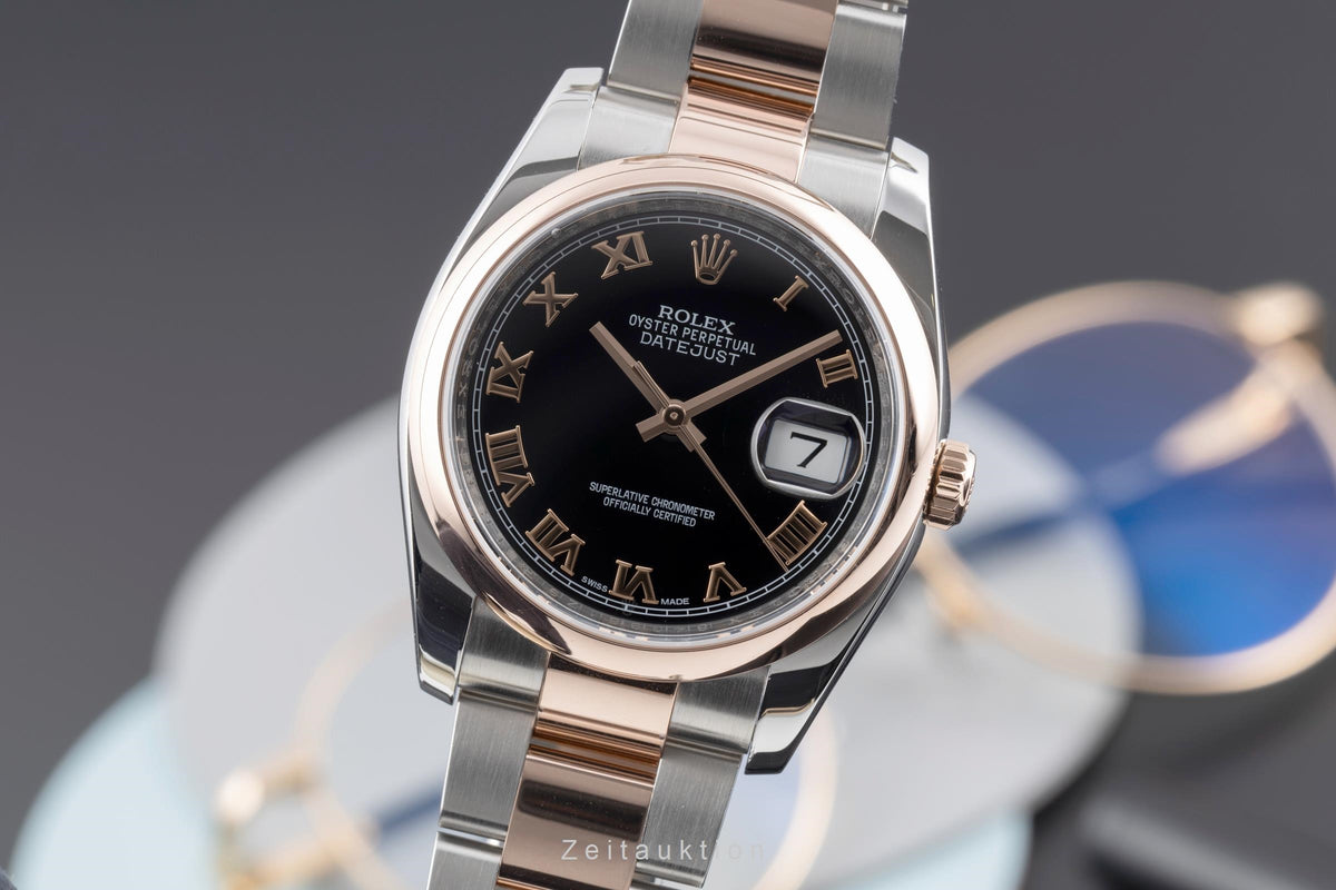 Rolex Datejust acciaio / oro automatismo orologio da uomo 116201  [2605630]