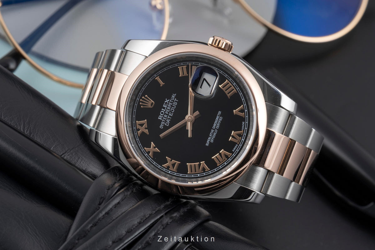 Rolex Datejust acciaio / oro automatismo orologio da uomo 116201  [2605630]