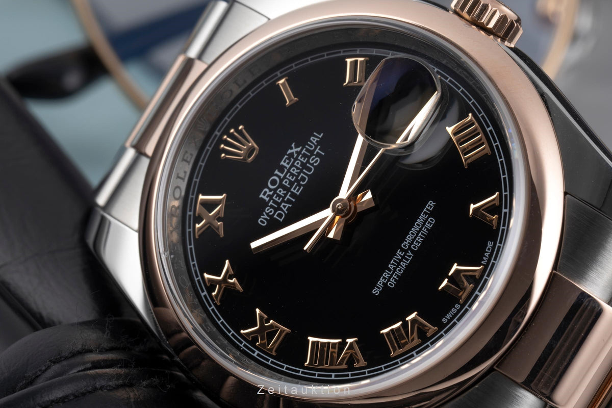 Rolex Datejust acciaio / oro automatismo orologio da uomo 116201  [2605630]