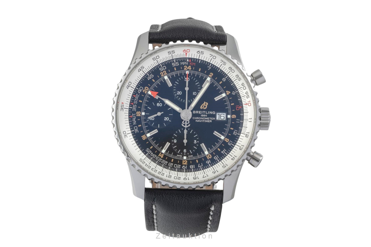 Breitling Navitimer GMT chronograph steel automatic men's watch A24322121B2X1  [2605631]