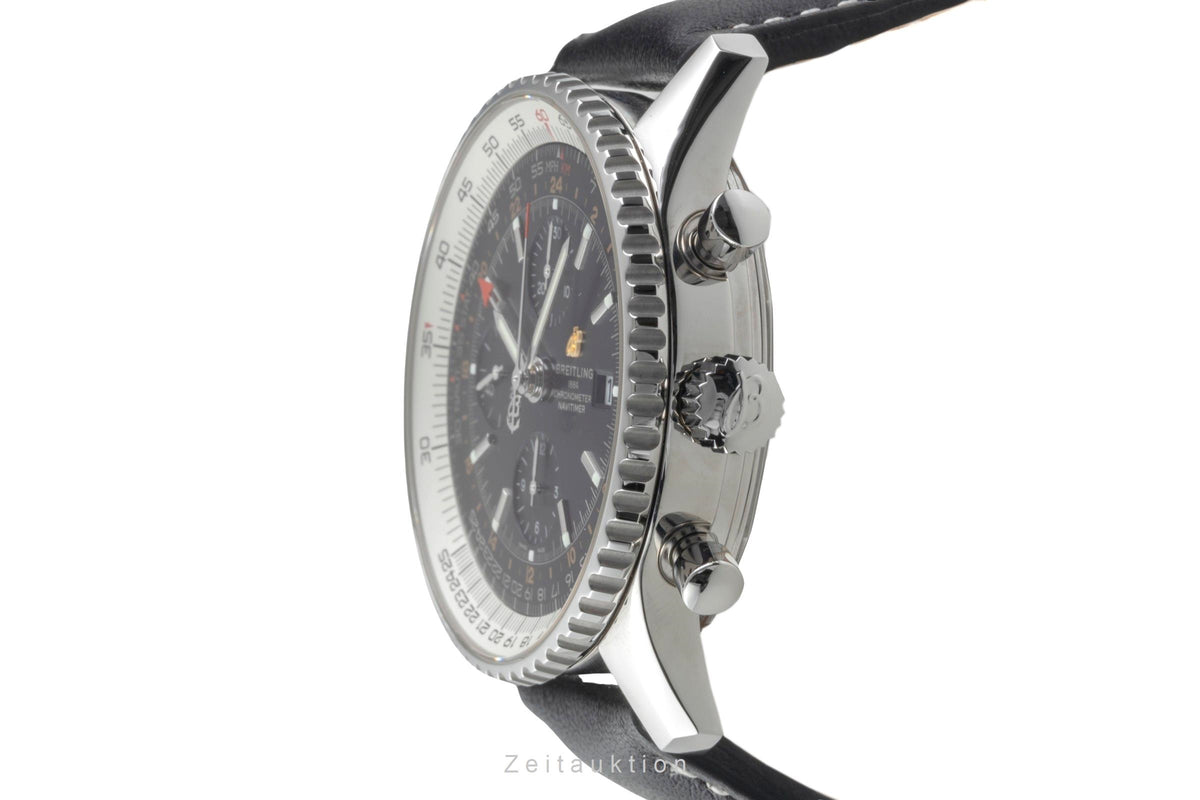 Breitling Navitimer GMT chronograph steel automatic men's watch A24322121B2X1  [2605631]