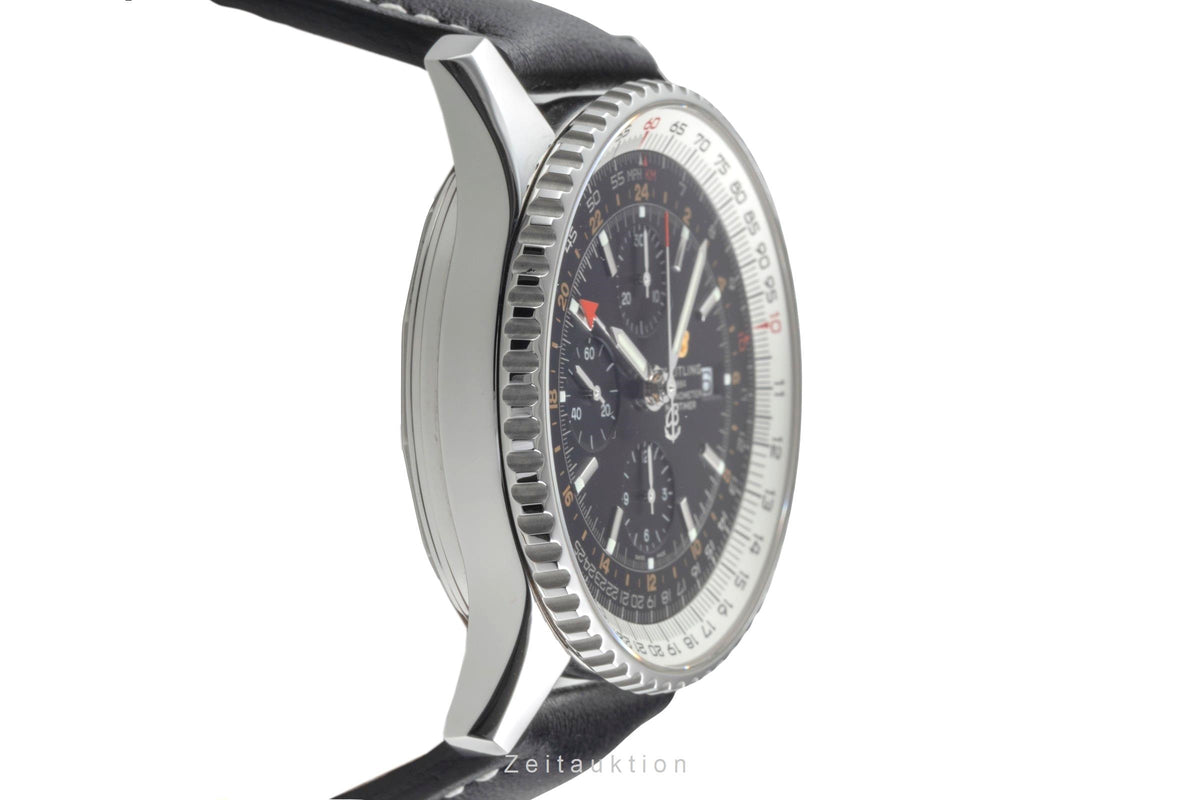 Breitling Navitimer GMT chronograph steel automatic men's watch A24322121B2X1  [2605631]