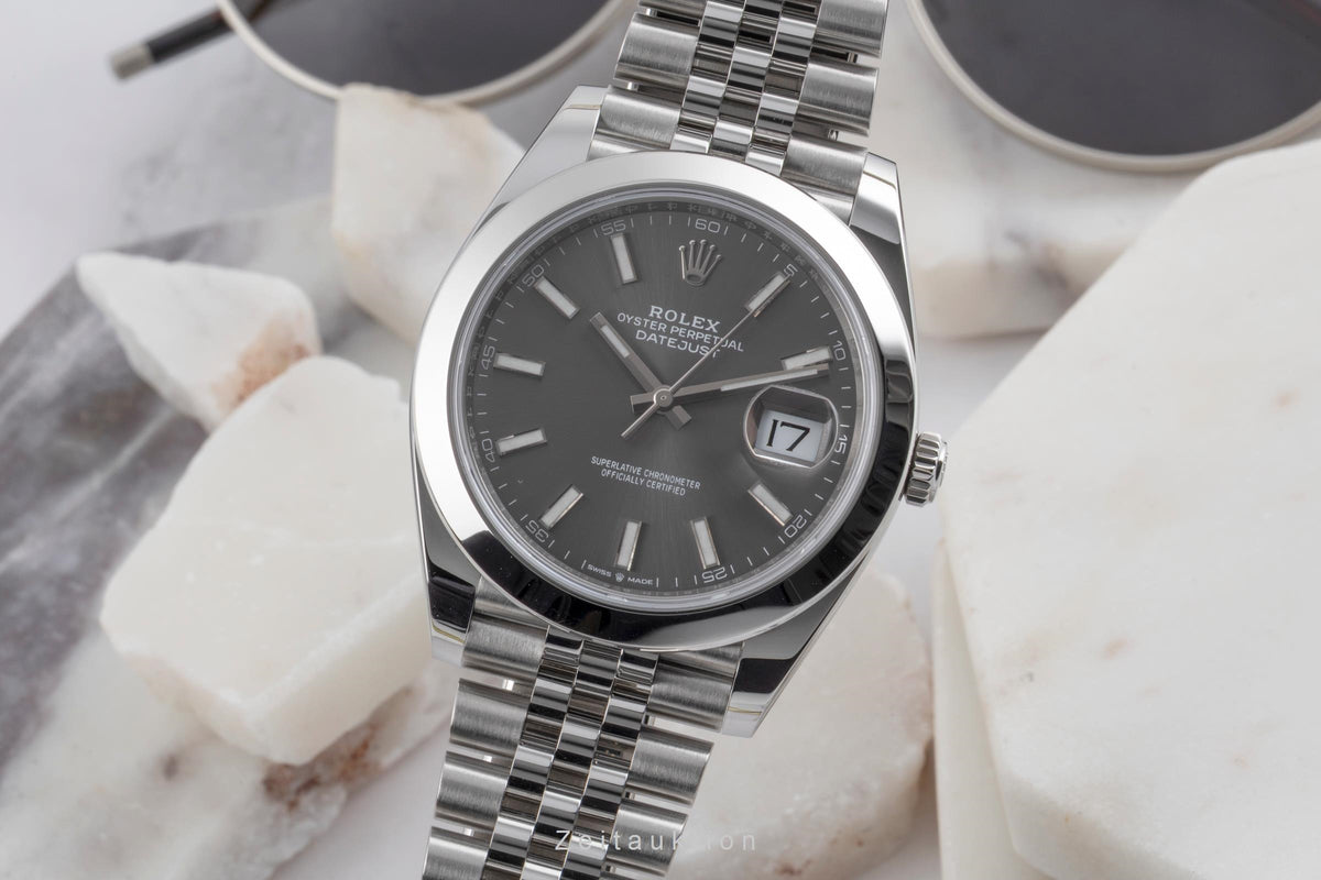 Rolex Datejust steel automatic men's watch 126300  [2605632]
