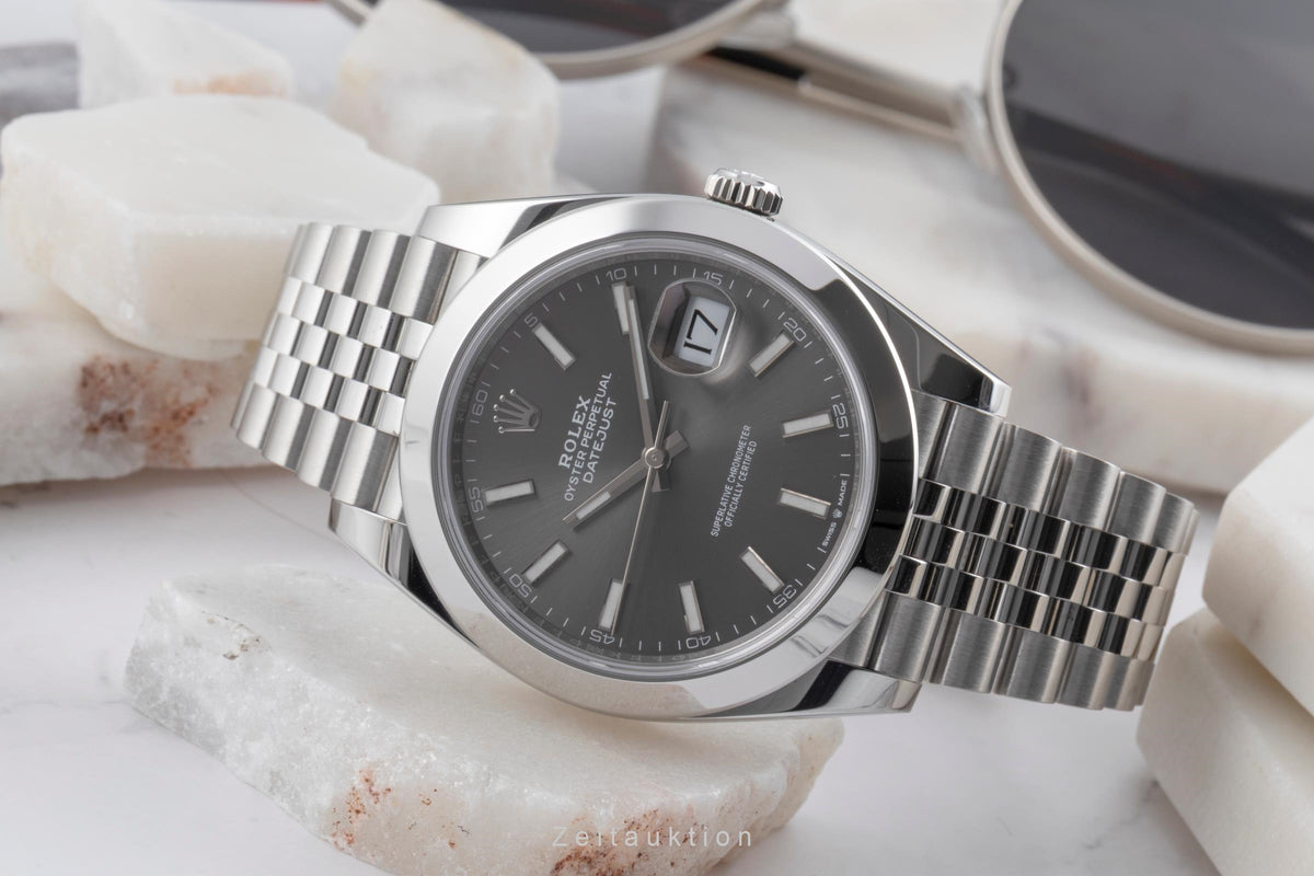Rolex Datejust steel automatic men's watch 126300  [2605632]