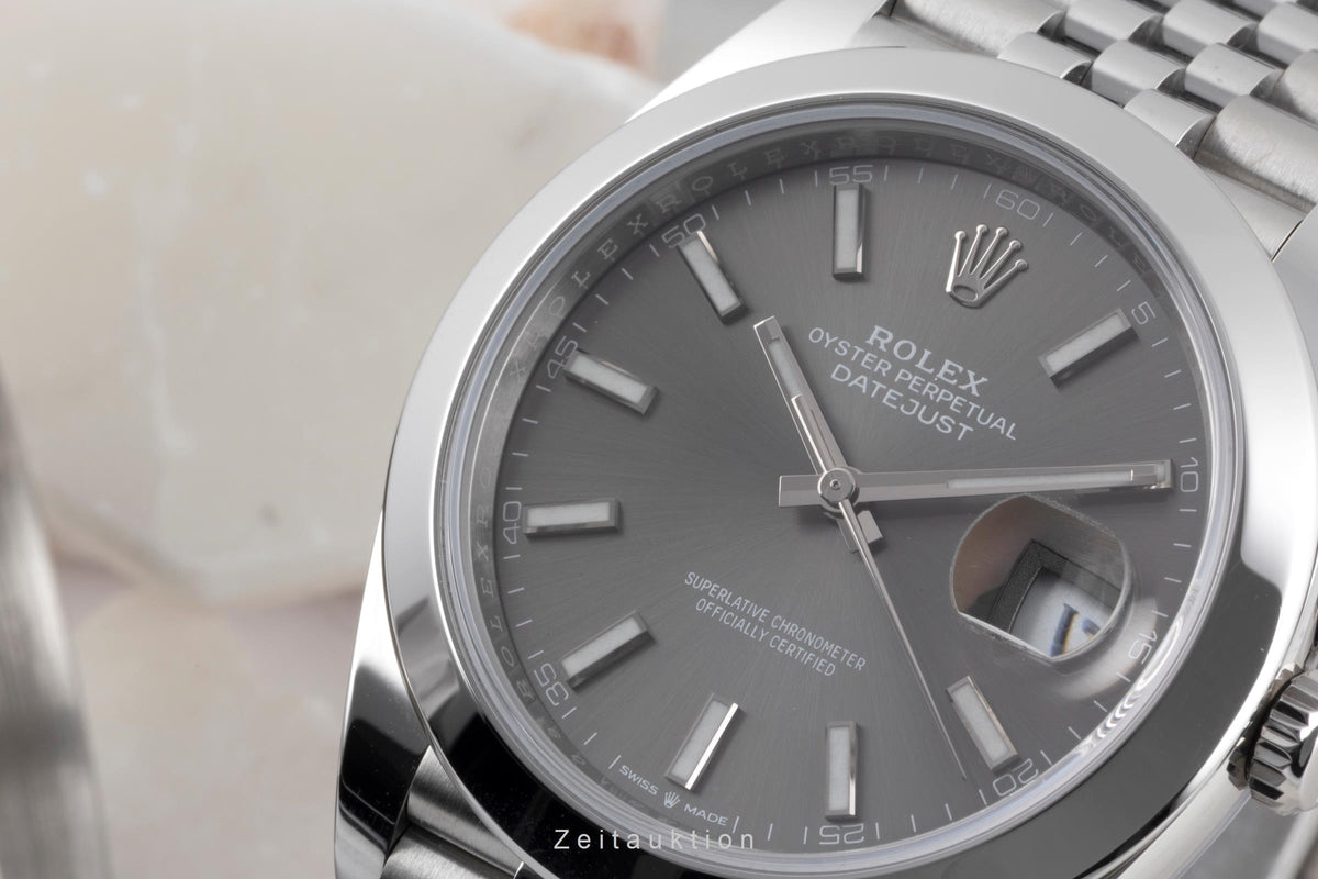 Rolex Datejust steel automatic men's watch 126300  [2605632]