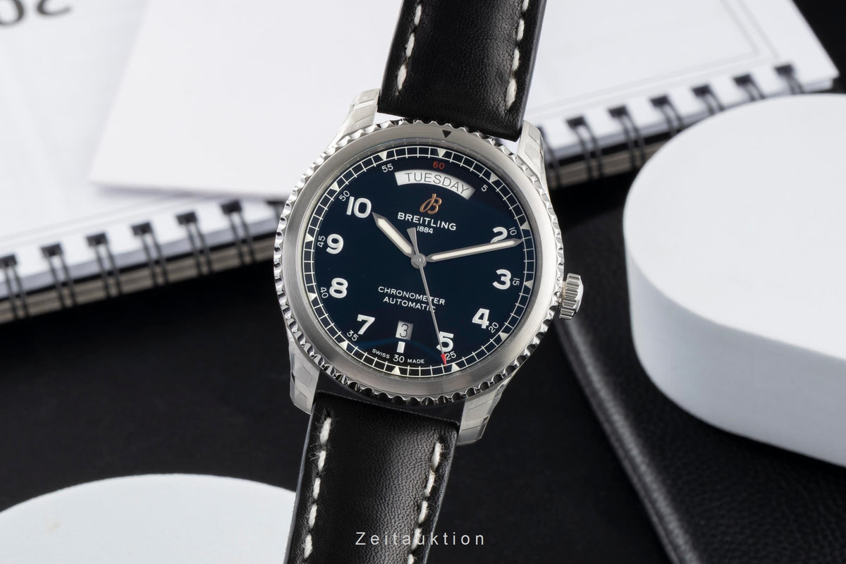 Breitling Aviator 8 acero automático reloj para caballeros A45330101B1X1  [2605640]