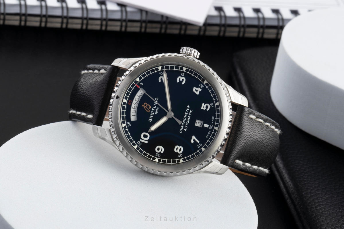 Breitling Aviator 8 acero automático reloj para caballeros A45330101B1X1  [2605640]