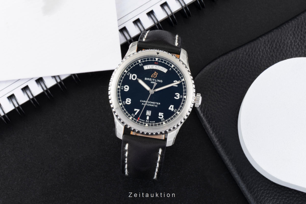 Breitling Aviator 8 acero automático reloj para caballeros A45330101B1X1  [2605640]