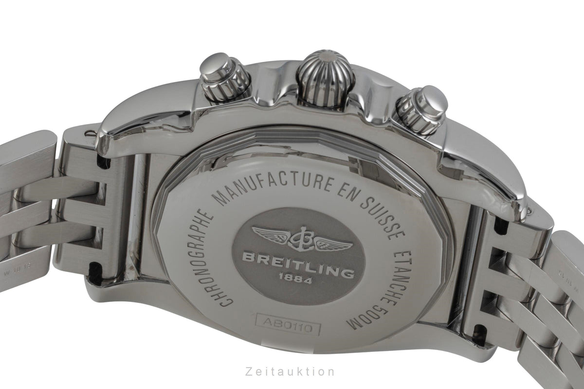 Breitling Chronomat 44 Chronograph Stahl Automatik Ref. AB011012/BD89 B&P 2015 [2605641]