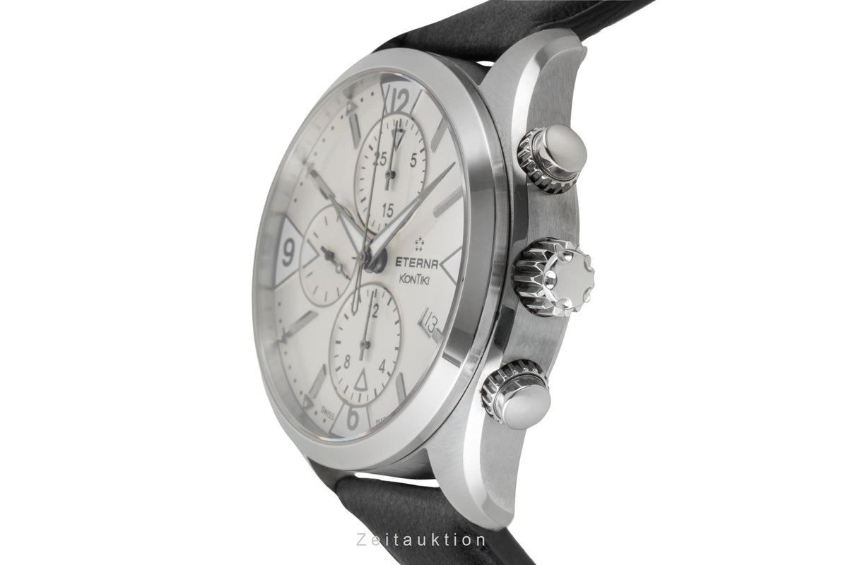 Eterna Kontiki cronógrafo acero automático reloj para caballeros 1240.41  [2605644]