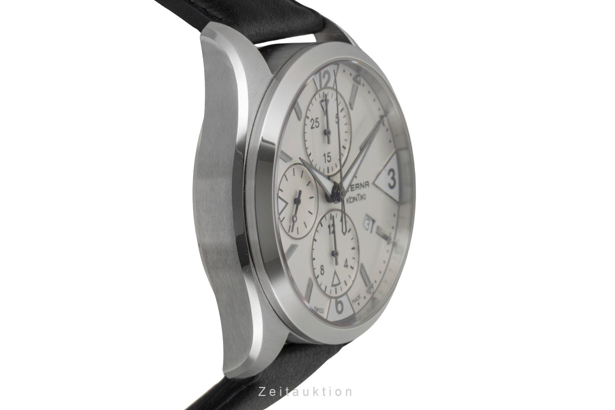 Eterna Kontiki cronógrafo acero automático reloj para caballeros 1240.41  [2605644]