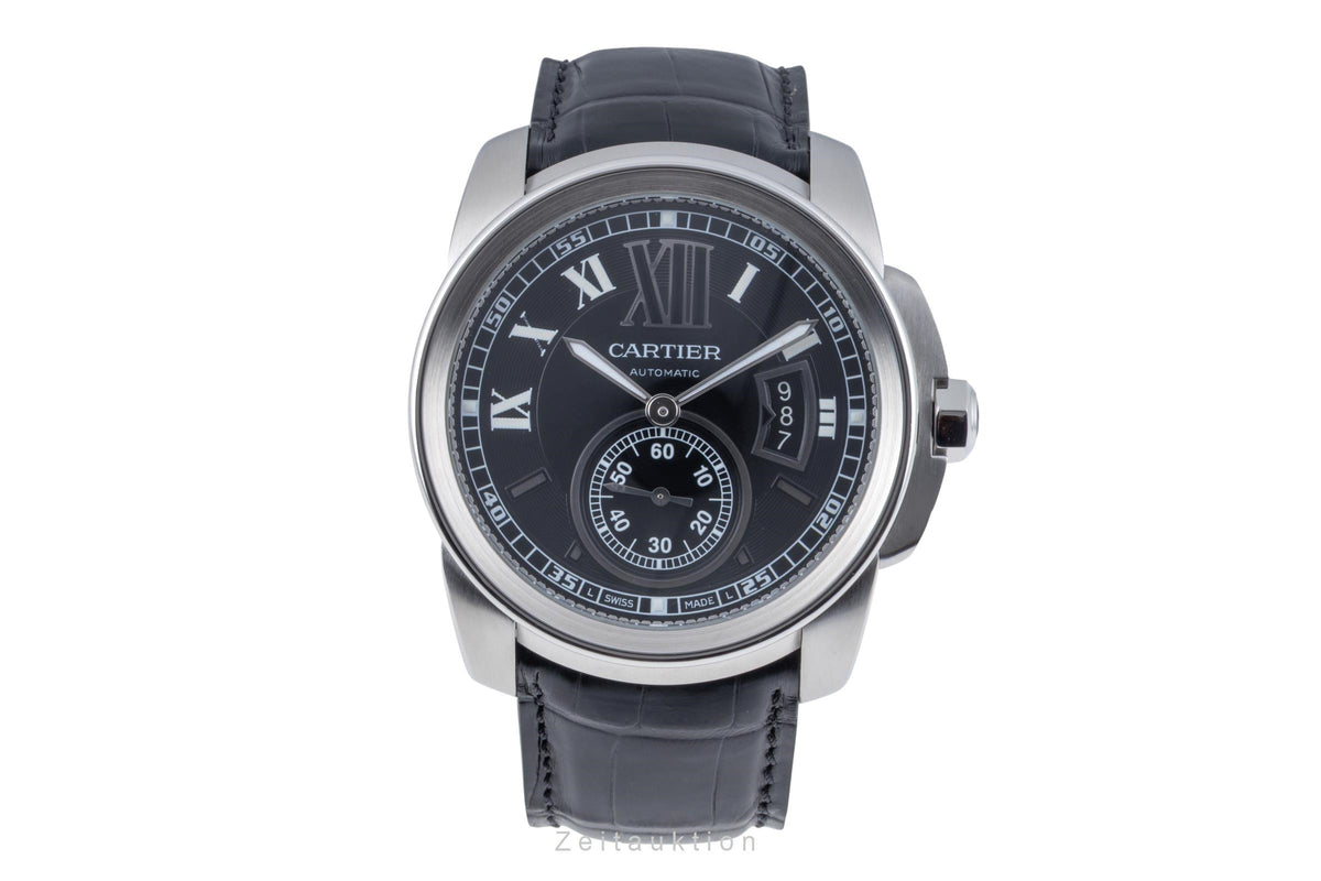 Cartier Calibre de Cartier steel automatic men's watch W7100014  [2605648]