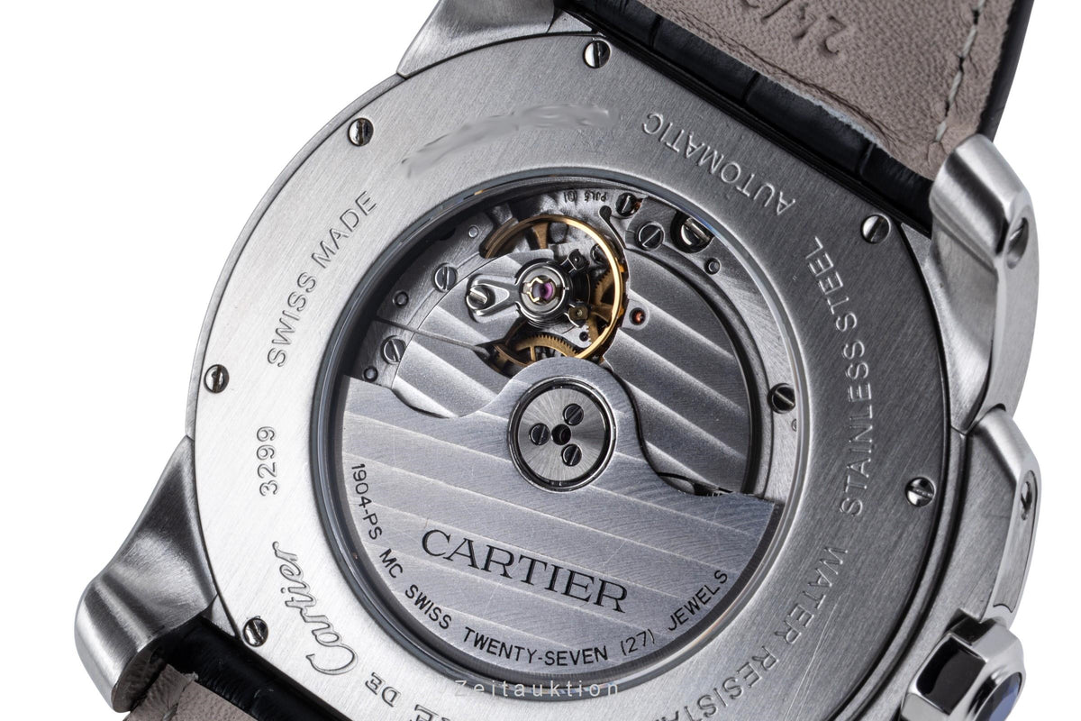 Cartier Calibre de Cartier steel automatic men's watch W7100014  [2605648]