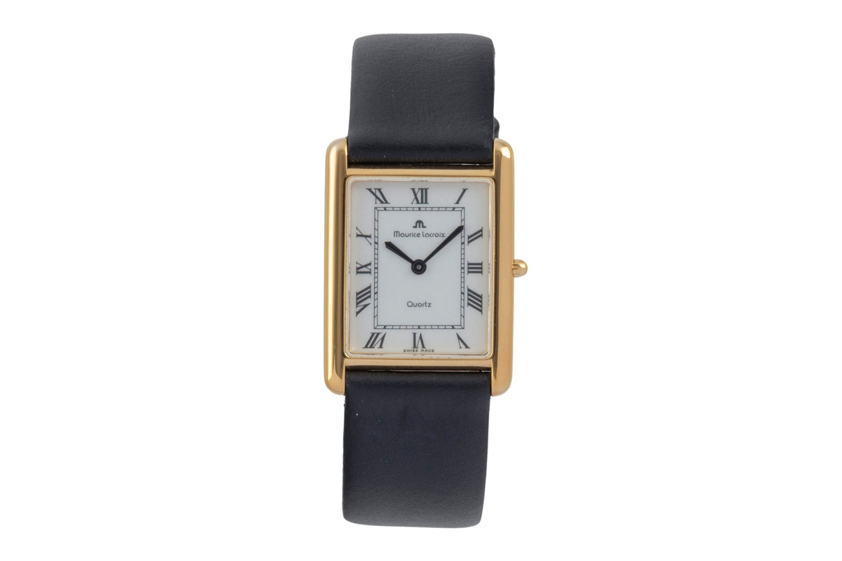 Maurice Lacroix Les Classiques Tank vergoldet Quarz Herrenuhr Ref. 32537  [2605650]