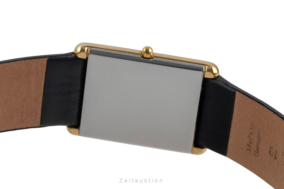 Maurice Lacroix Les Classiques latón bañado en oro cuarzo reloj para caballeros 32537  [2605650]