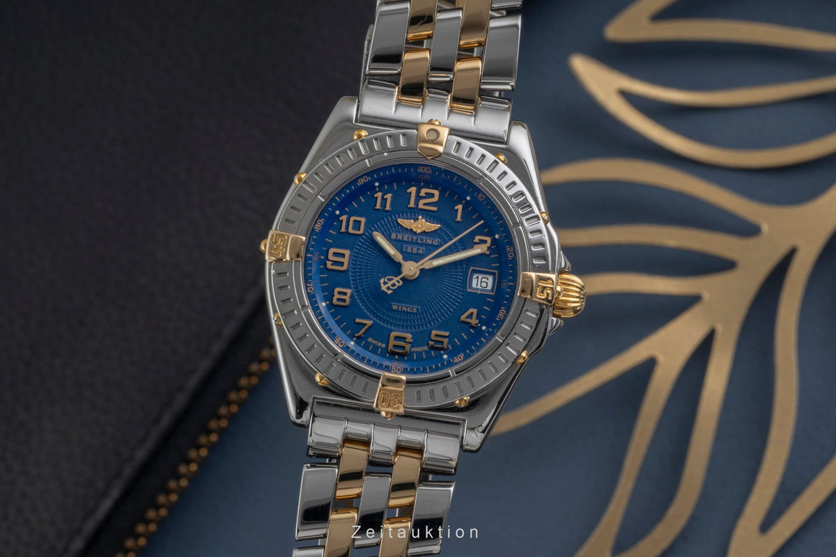 Breitling Wings acier / or  quartz montre pour femmes B67050  [2605653]